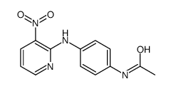 N-[4-[(3-nitropyridin-2-yl)amino]phenyl]acetamide Structure