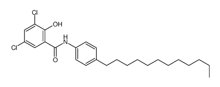 3,5-dichloro-N-(4-dodecylphenyl)-2-hydroxybenzamide结构式