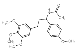 N-[1-(4-methoxyphenyl)-3-(3,4,5-trimethoxyphenyl)propyl]acetamide结构式