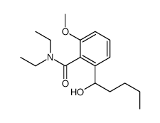 N,N-diethyl-2-(1-hydroxypentyl)-6-methoxybenzamide Structure