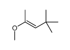 (E)-2-methoxy-4,4-dimethylpent-2-ene结构式