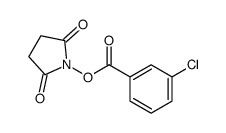 (2,5-dioxopyrrolidin-1-yl) 3-chlorobenzoate Structure