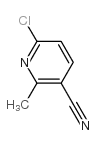 6-chloro-2-methylnicotinonitrile Structure