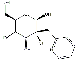 2-Pyridinylmethyl beta-D-glucopyranoside Structure