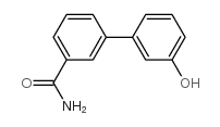 3-(3-羟基苯基)苯甲酰胺结构式