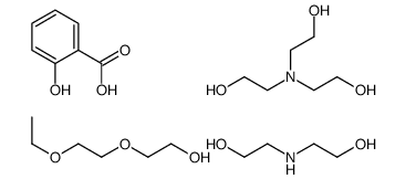 2-[bis(2-hydroxyethyl)amino]ethanol,2-(2-ethoxyethoxy)ethanol,2-hydroxybenzoic acid,2-(2-hydroxyethylamino)ethanol结构式