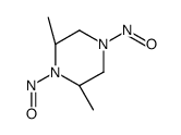 Piperazine, 2,6-dimethyl-1,4-dinitroso-, cis- (9CI)结构式