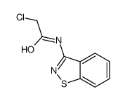 N-1,2-Benzisothiazol-3-yl-2-chloroacetamide structure