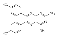 4-[2,4-diamino-6-(4-oxo-1-cyclohexa-2,5-dienylidene)-5,8-dihydropteridin-7-ylidene]cyclohexa-2,5-dien-1-one structure