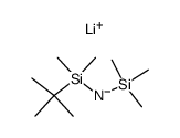 (trimethylsilyl)(dimethyl(tert-butyl)silyl)NLi Structure