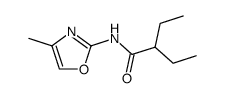 2-ethyl-N-(4-methyl-oxazol-2-yl)-butyramide Structure