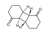 cis-anti-cis-tricyclo(6.4.0.02.7)dodecane-3,9-dione结构式