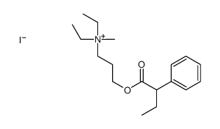 diethyl-methyl-[3-(2-phenylbutanoyloxy)propyl]azanium,iodide Structure