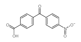 Benzoic acid,4-(4-nitrobenzoyl)- Structure