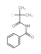 Benzamide,N-(2-chloro-2-methyl-1-oxopropyl)-结构式