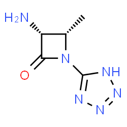 2-Azetidinone,3-amino-4-methyl-1-(1H-tetrazol-5-yl)-,cis-(9CI) Structure