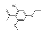 1-(4-ethoxy-2-hydroxy-6-methoxy-phenyl)-ethanone Structure