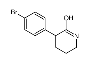 3-(4-溴苯基)哌啶-2-酮结构式