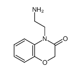 4-(2-aminoethyl)-1,4-benzooxazin-3-one结构式