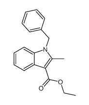 ethyl 1-benzyl-2-methylindole-3-carboxylate Structure