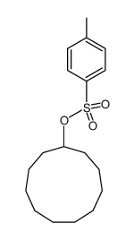 toluene-4-sulfonic acid cycloundecyl ester Structure