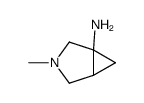 3-methyl-3-azabicyclo[3.1.0]hexan-1-amine结构式