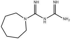 N-(二氨基亚甲基)高哌啶-1-甲酰亚胺酰胺结构式