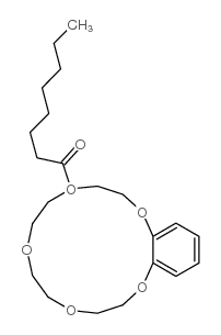 4-octanoylbenzo-15-crown-5 Structure