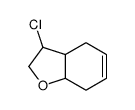 3-chloro-2,3,3a,4,7,7a-hexahydro-1-benzofuran结构式