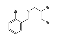 1-(2-bromophenyl)-N-(2,3-dibromopropyl)methanimine结构式