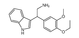 2-(4-Ethoxy-3-methoxyphenyl)-2-(1H-indol-3-yl)ethanamine Structure