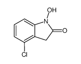 4-chloro-1-hydroxy-indolin-2-one结构式