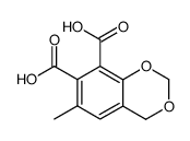 6-methyl-4H-benzo[1,3]dioxin-7,8-dicarboxylic acid结构式