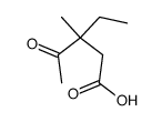 3-ethyl-3-methyl-4-oxo-valeric acid结构式