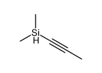 dimethyl(prop-1-ynyl)silane结构式