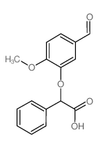 2-(5-Formyl-2-methoxyphenoxy)-2-phenylacetic acid picture