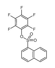 2,3,4,5,6-PENTAFLUOROPHENYL 1-NAPHTHALENESULPHONATE structure