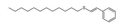 dodecyl (E)-2-phenylethenyl sulfide结构式