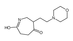 6-(2-morpholin-4-ylethyl)azepane-2,5-dione Structure