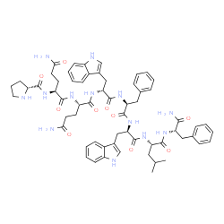 substance P (4-11), Pro(4)-Trp(7,9)-PheNH2(11)-结构式