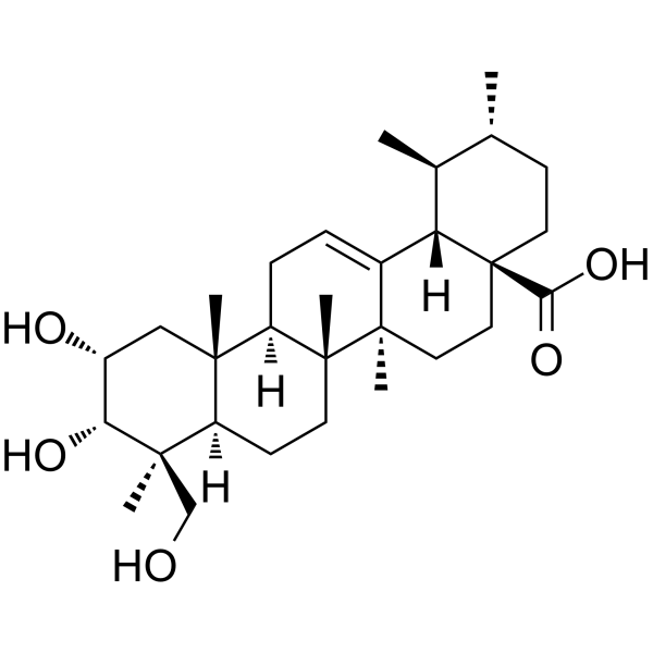 2ALPHA,3ALPHA,24-三羟基乌苏-12-烯-28-酸图片