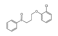 1-[3-(benzenesulfinyl)propoxy]-2-chlorobenzene结构式