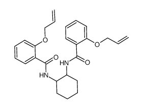 1,2-bis(2-allyloxybenzoylamino)cyclohexane Structure