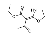 ethyl 2-(1,3-oxazolidin-2-ylidene)-3-oxobutanoate结构式