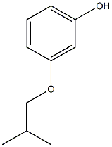 3-(2-methylpropoxy)phenol structure