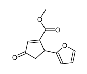 methyl 5-(furan-2-yl)-3-oxocyclopentene-1-carboxylate Structure