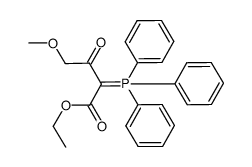 ethyl 4-methoxy-3-oxo-2-triphenylphosphoranylidenebutanoate结构式