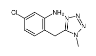 5-chloro-2-[(1-methyltetrazol-5-yl)methyl]aniline Structure