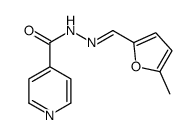 N-[(5-methylfuran-2-yl)methylideneamino]pyridine-4-carboxamide Structure