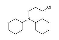 N-(3-CHLOROPROPYL)-N-CYCLOHEXYLCYCLOHEXANAMINE结构式